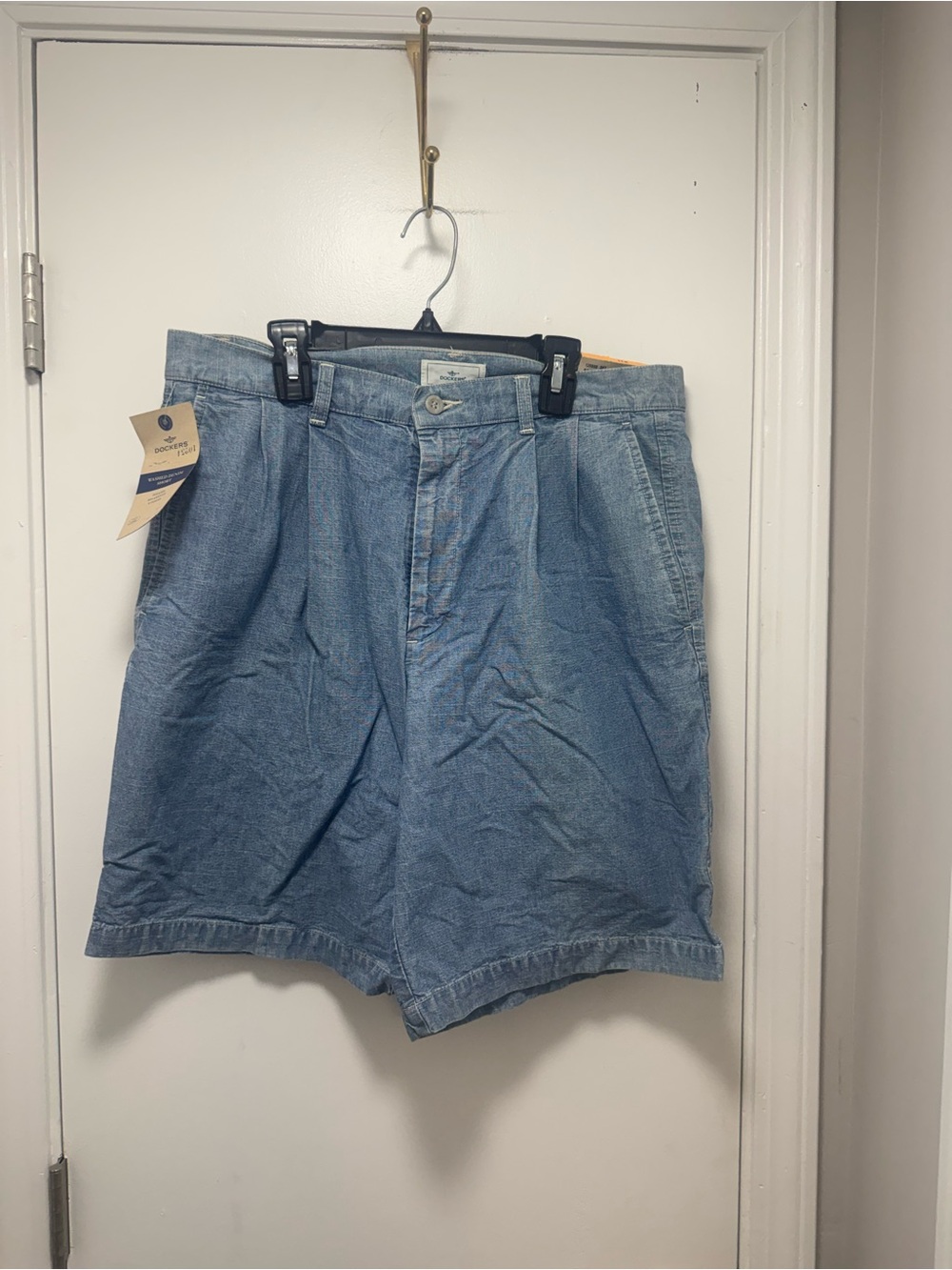*Dockers Light Blue Jean Shorts